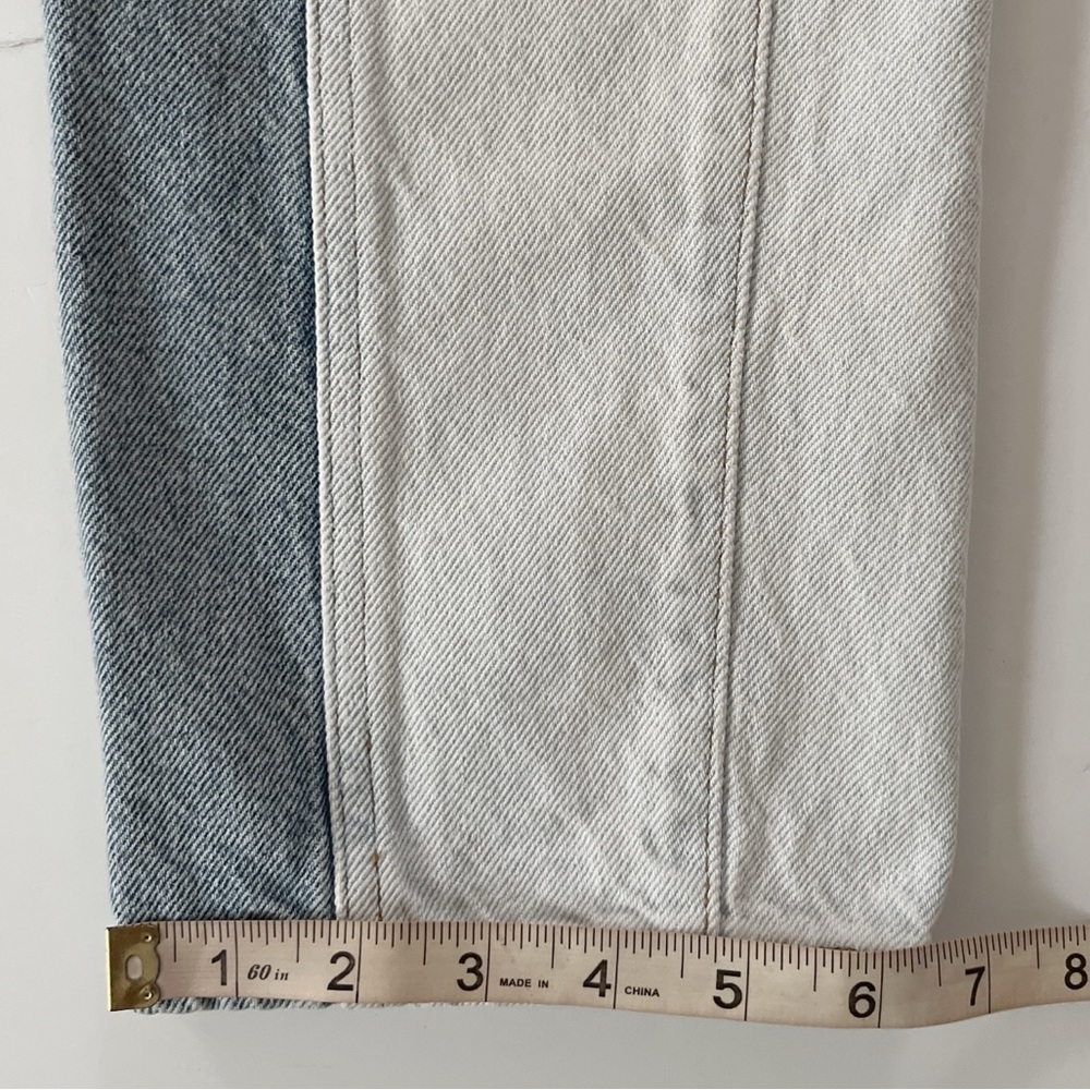 PACSUN Jeans Pants Women’s Size 24 Blue High Rise Straight Leg Button Closure - Picture 12 of 14